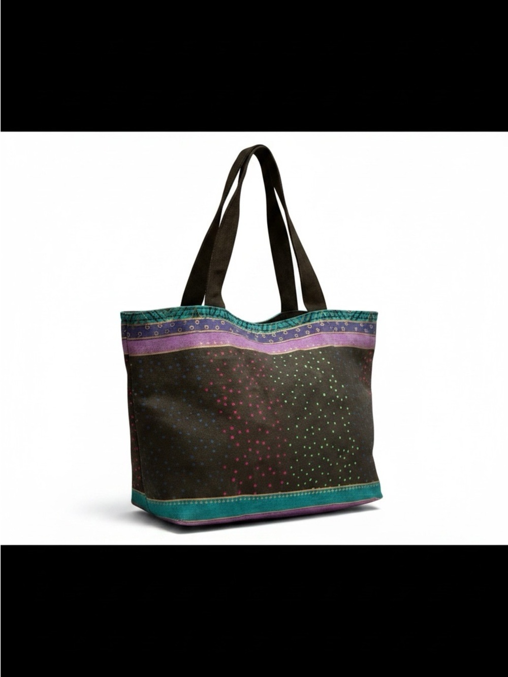 Laurel Burch Dogs and Doggies Shoulder Tote - Picture 2 of 4